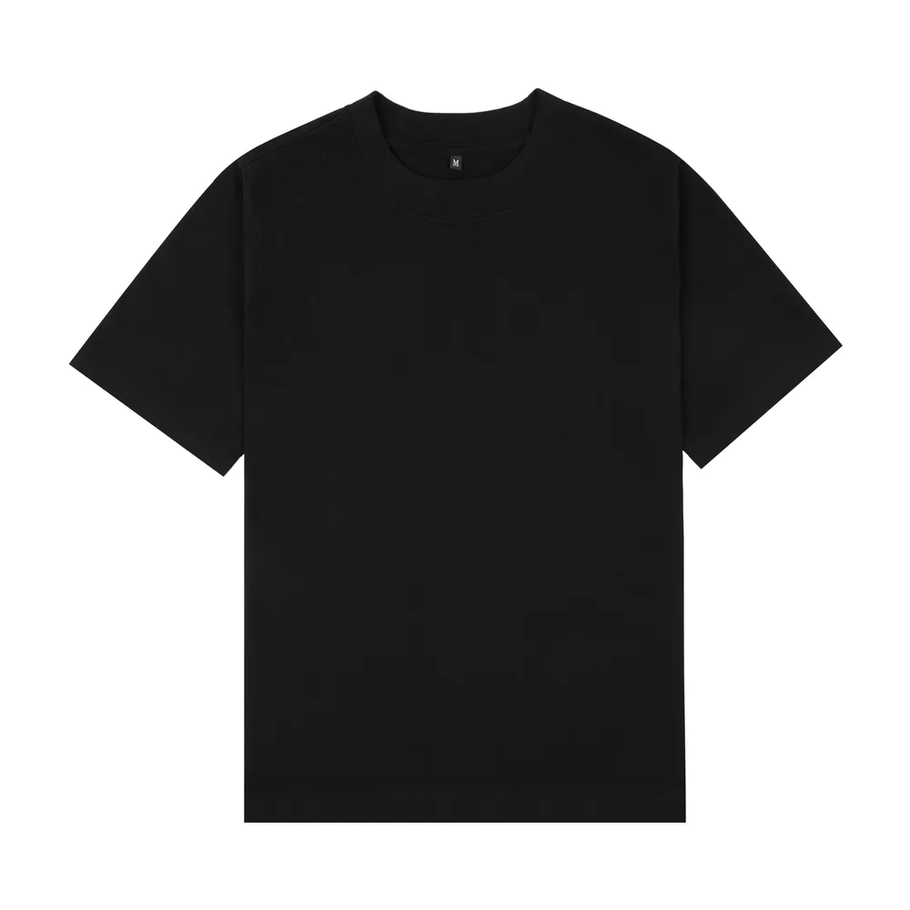 Áo thun nam MỘC màu đen, phom regular fit, chụp phẳng